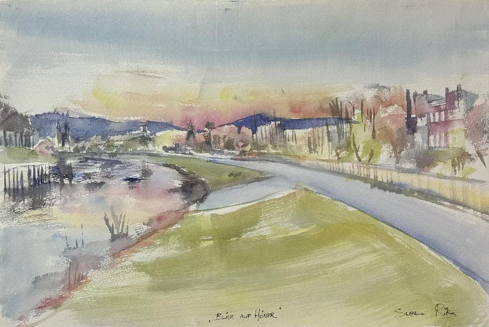 4. Corvey – Aquarell auf Papier – Susanne Rikus