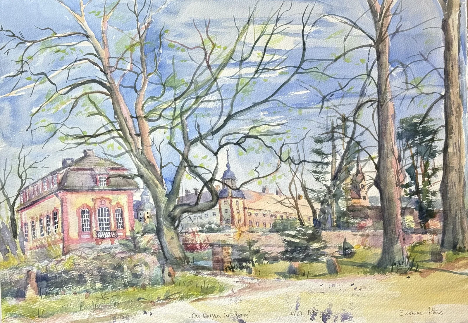 Corvey 23 – Aquarell auf Papier – Susanne Rikus