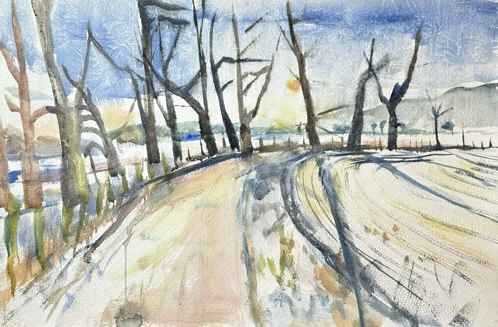 Corvey 26 – Aquarell auf Papier – Susanne Rikus