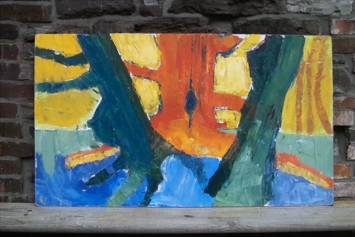 Mother Nature – Acrylic on board, 70 × 140 × 2 cm – Susanne Rikus