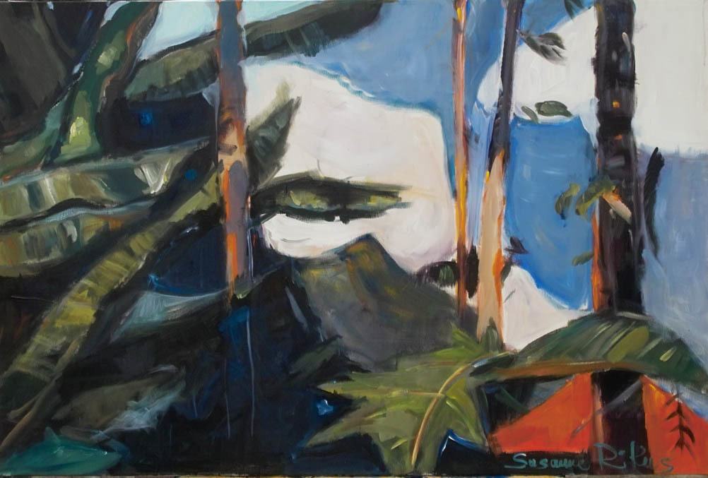 Nature – Acrylic on canvas, 70 × 100 × 2 cm – Susanne Rikus