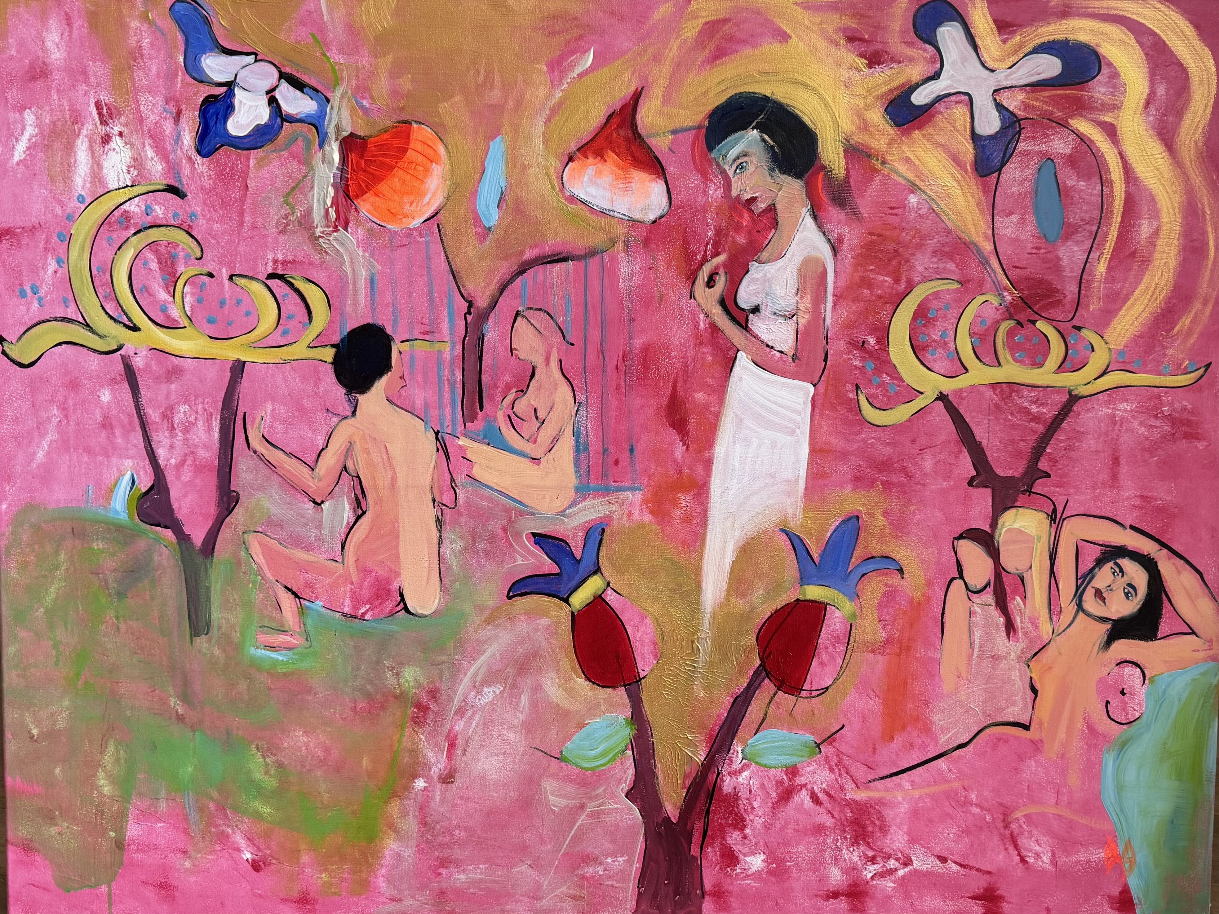 Garden of value — Gemälde von Susanne Rikus aus der Serie The World is Female