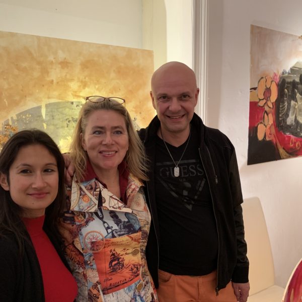 Opening Art Gallery Susanne Rikus with Dr. Joachim Köhrich & Janina Atmadi