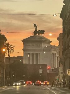 Magical light in Rom City