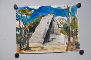 Maya Pyramide in Mexiko 1