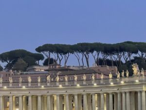 The holy Pine trees
